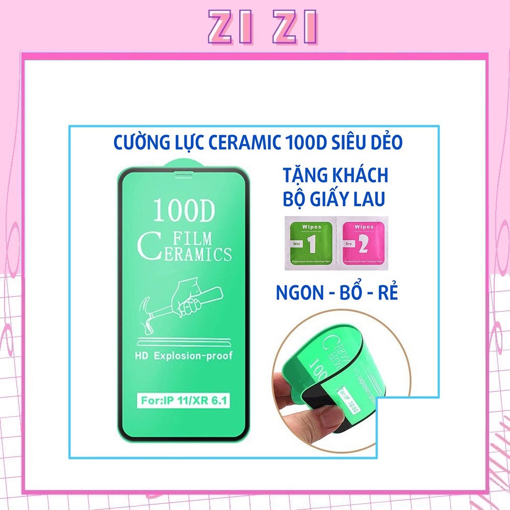 Kính Cường lực Dẻo Cho iPhone 7 Plus Đến 12 Pro Max - Zizi House