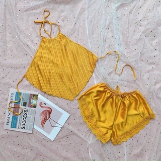 Set ngủ 2 dây sexy