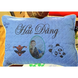 Gối in tên bé - Combo 4 cái