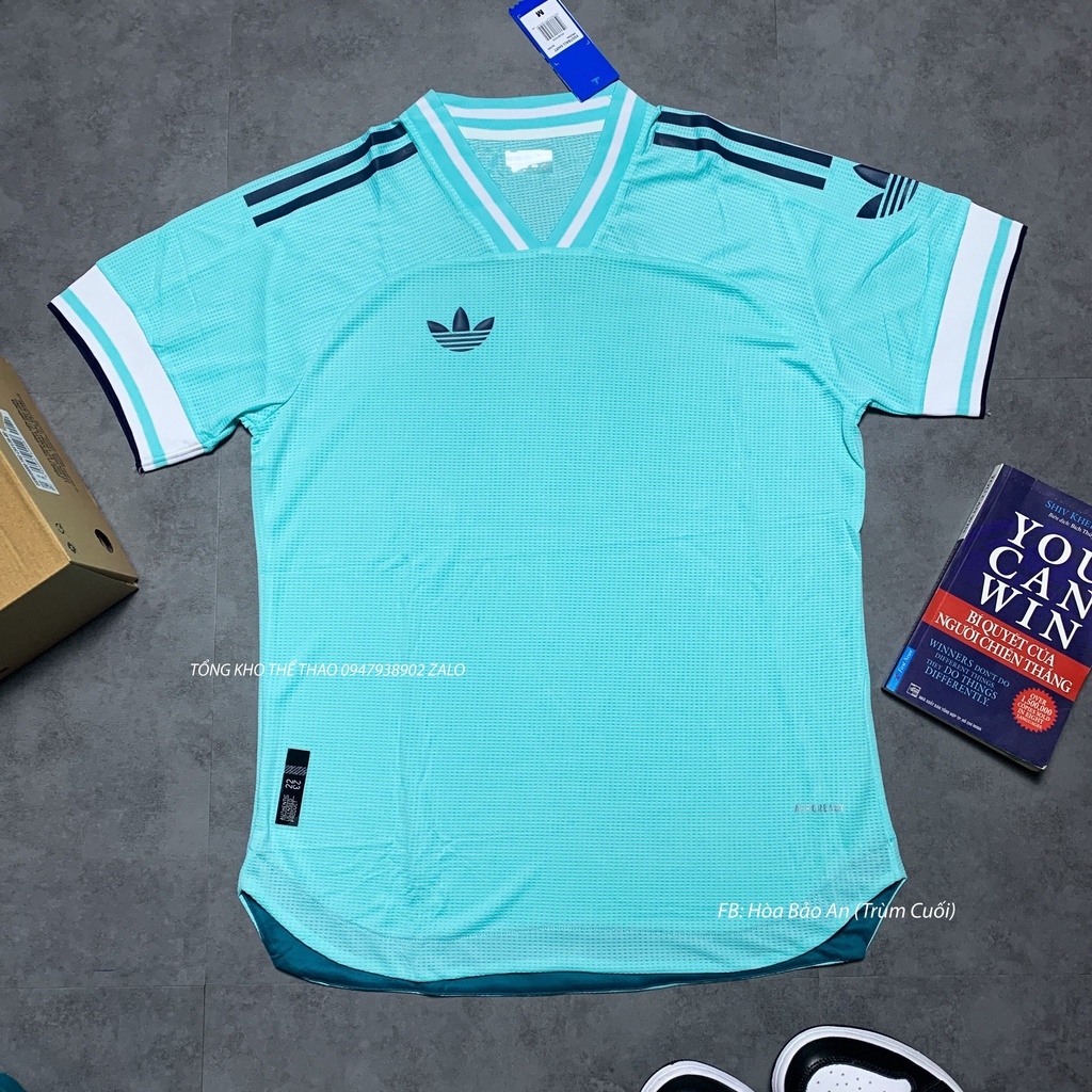 Bộ quần áo thể rthao ba lá màu xanh ngọc hàng cao cấp Thailand