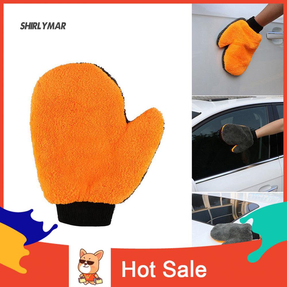 1 Găng Tay Mềm Mại Vệ Sinh Xe Hơi