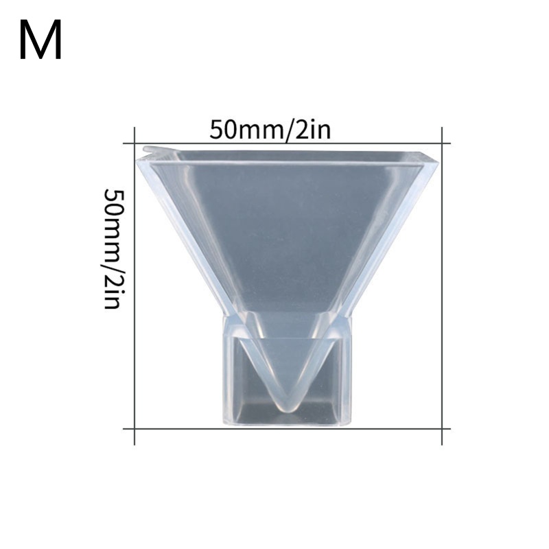 Khuôn Silicone Làm Mặt Dây Chuyền Hình Kim Tự Tháp