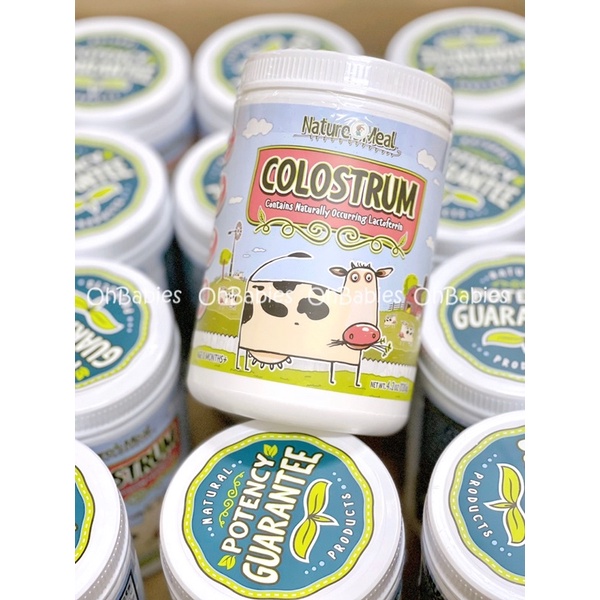 Sữa non và lactoferrin Nature Meal Colostrum 120g cho bé từ Sơ sinh