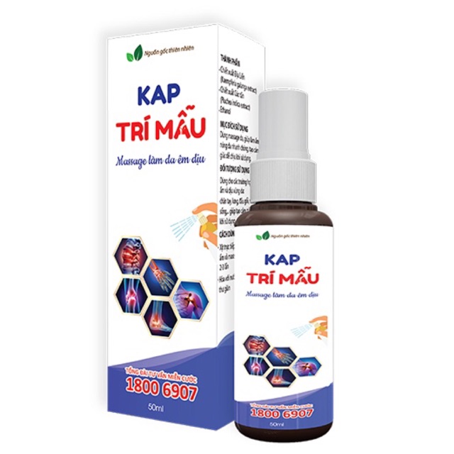 Dầu masage KAP TRÍ MẪU - 50ml - masage làn da êm dịu