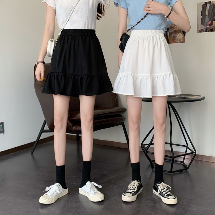 Chân váy ngắn 2 tầng xếp ly, chân váy vải voan (có video/ảnh thật) | BigBuy360 - bigbuy360.vn