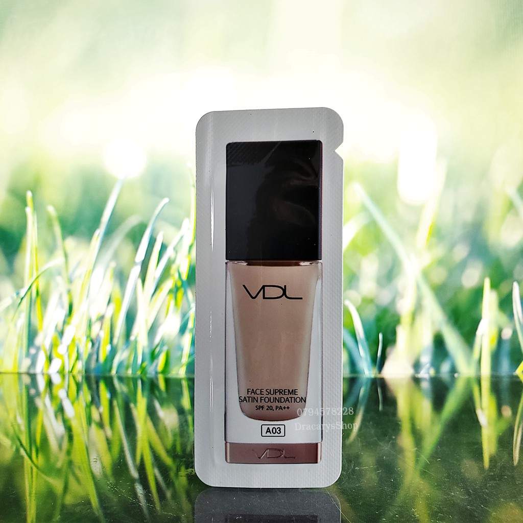 (A03) VDL Pace Supreme Satin Foundation SPF 20/ PA++ Kem nền trang điểm siêu mịn gói Sample | BigBuy360 - bigbuy360.vn