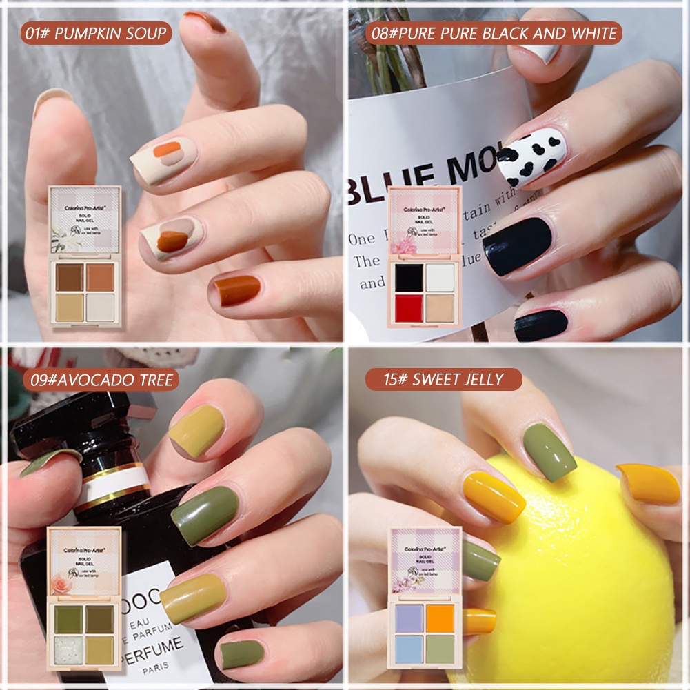 Keo Sơn Móng Tay Màu Sắc Đơn Giản Phong Cách Nhật Bản