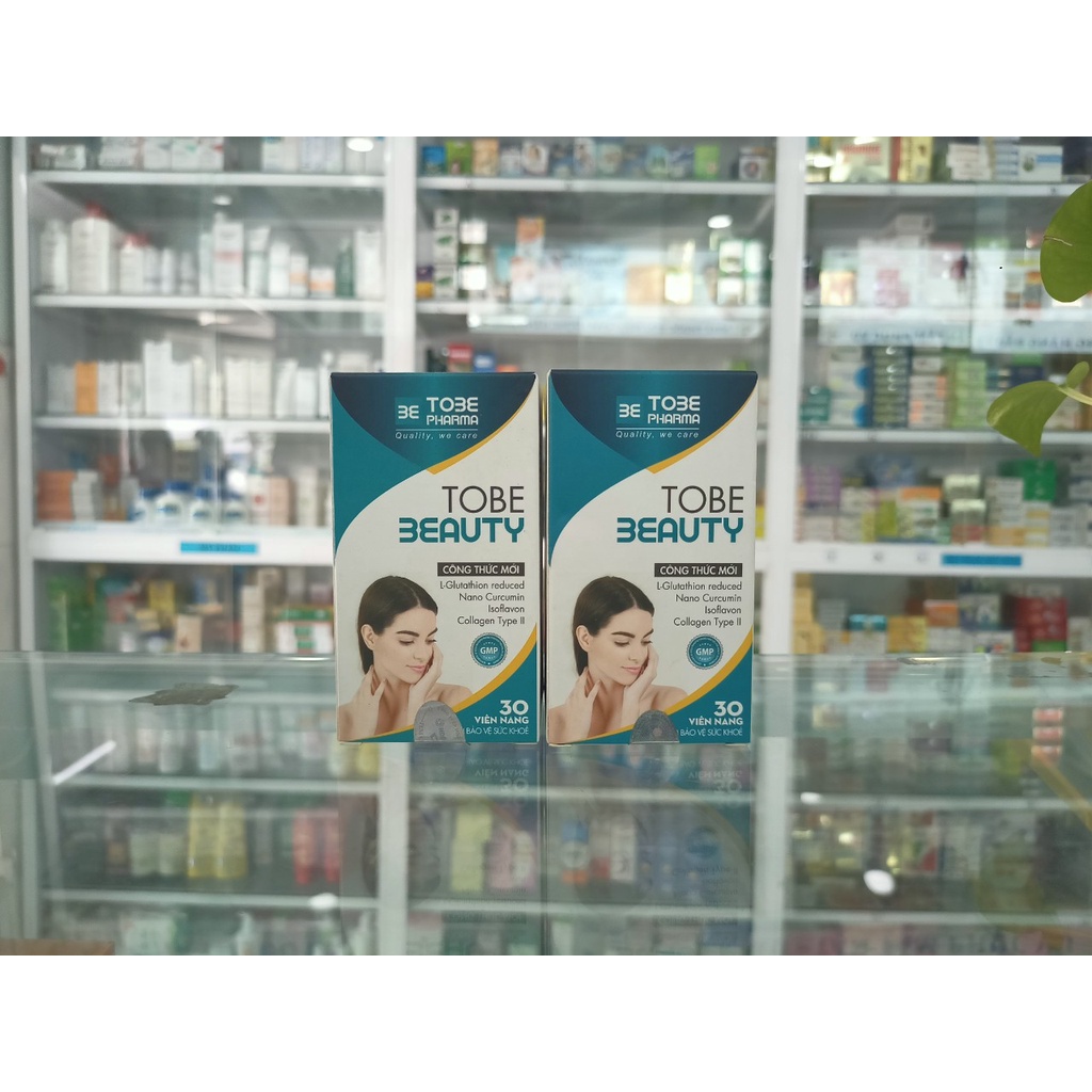 - TOBE BEAUTY H30v - viên uống hỗ trợ làm đẹp da, mờ vết nám, giúp da sáng mịn, chống oxy hoá, lão hoá da