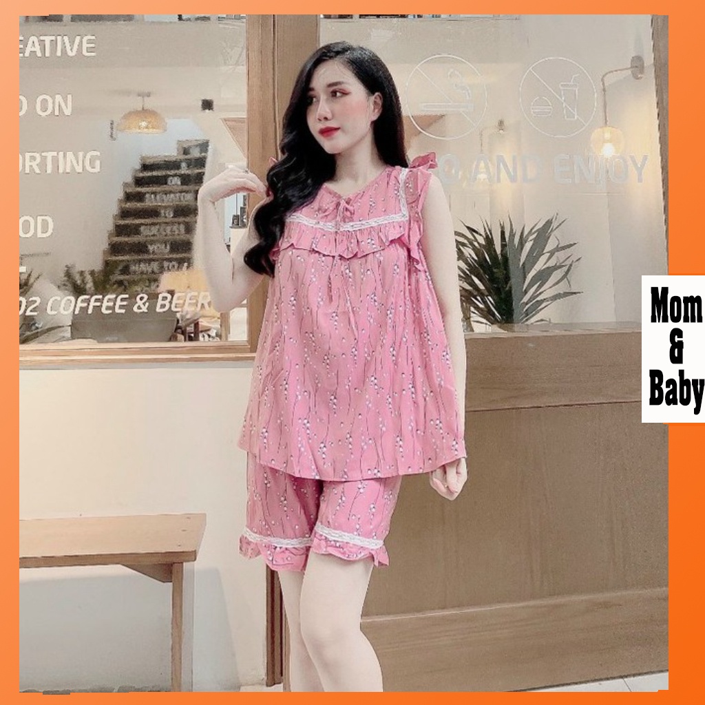 Bộ đồ bầu ngắn tay M313 chất đũi hàn freesize từ 45 đến 70kg