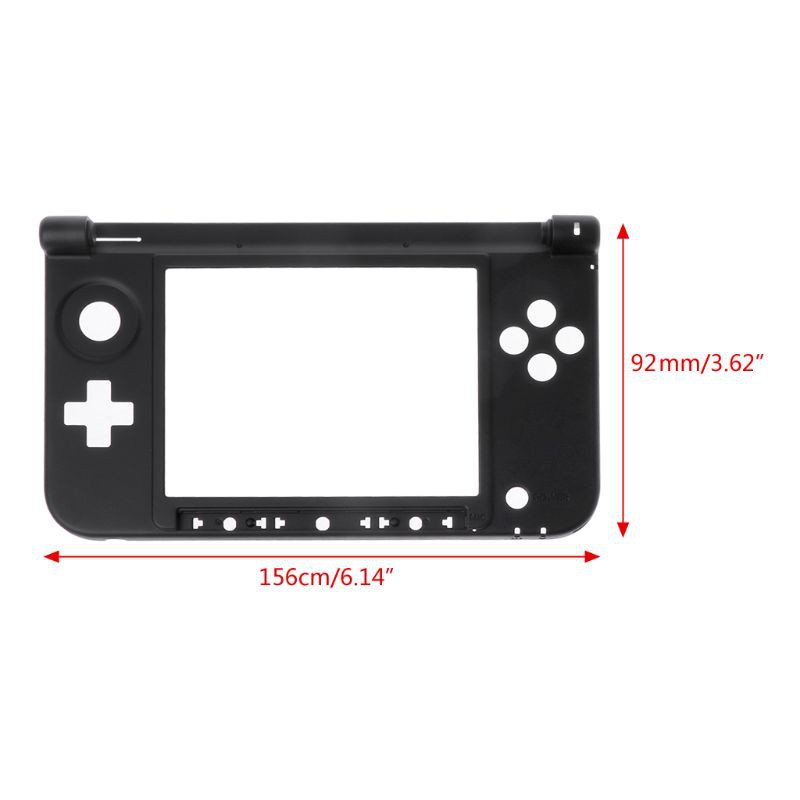 YOGA For Nintendo 3DS XL 3dsll Replacement Part Bottom Middle Shell Housing Without Lock Without Buttons
