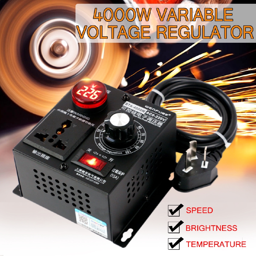 Bộ điều khiển tốc độ động cơ AC 220V 4000W