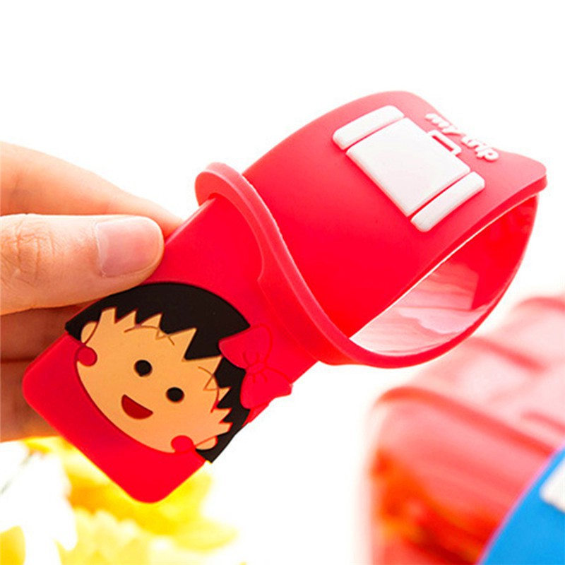 Thẻ ghi thông tin cá nhân gắn hành lý chất liệu silicon họa tiết dễ thương