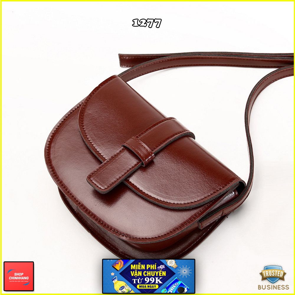 Túi đeo chéo thời trang✨FREESHIP✨túi da PU mềm mại hình bán nguyệt sang chảnh SH1277