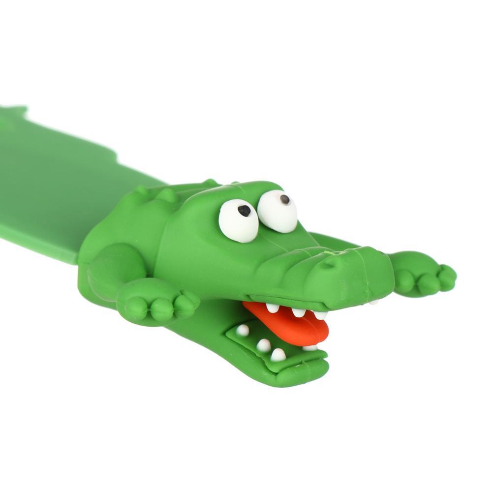 PINEVN Thẻ Đánh Dấu Trang Sách 3D Hình Cá Sấu Đáng Yêu