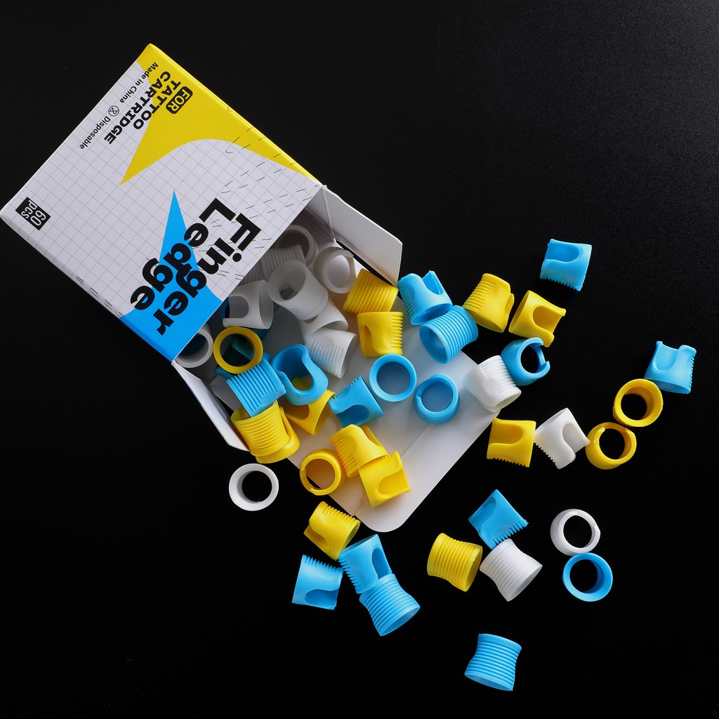Bộ 60 Miếng Bọc Kim Xăm Hình Bằng Silicone Tiện Dụng