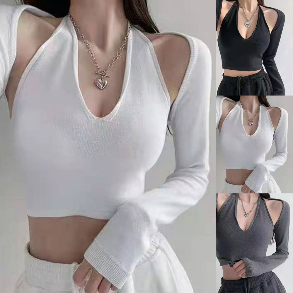 Áo Croptop sát nách thiết kế ôm sát tôn dáng