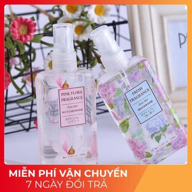 [FREESHIP]  Xịt thơm toàn thân Body Mist Flower Of Story 100ml