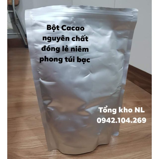 Bột Cacao nguyên chất Túi bạc 1kg