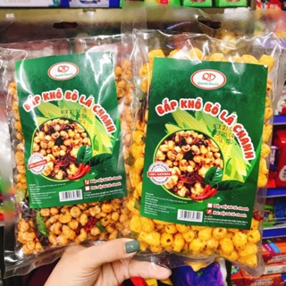 ĂN VẶT :  BẮP/ NUI SẤY KHÔ BÒ LÁ CHANH 150G