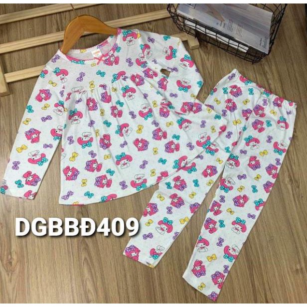 Bộ babydoll dài thun borip cho bé gái size đại từ 23 đến 40kg - Bộ quần áo trẻ em - FREESHIP