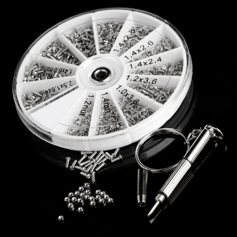 Set 600 đinh và nút kèm tua vít bằng thép không gỉ tiện dụng