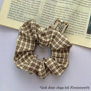 Srunchie, Dây Cột Tóc/ Buộc Tóc Tone Màu Vintage Cổ Điển