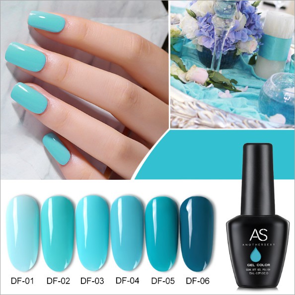 Sơn Gel AS| Mã DF | Màu Xanh Trời