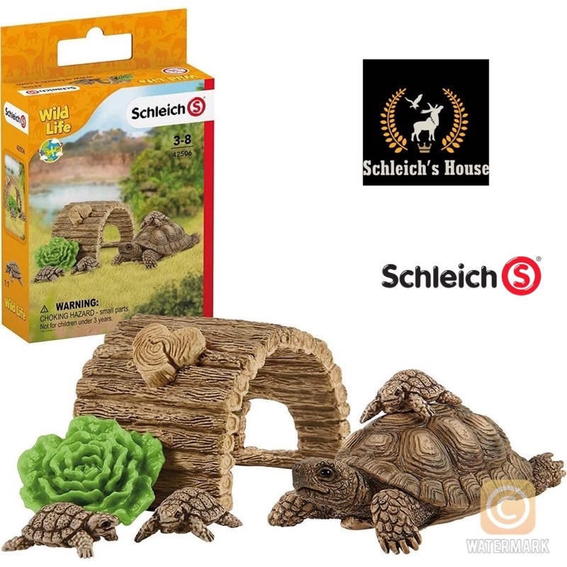 Mô hình động vật , đồ chơi con vật Schleich chính hãng Bộ nhà rùa 42506 - Schleich House