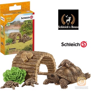 Mô hình động vật , đồ chơi con vật Schleich chính hãng Bộ nhà rùa 42506 - Schleich House