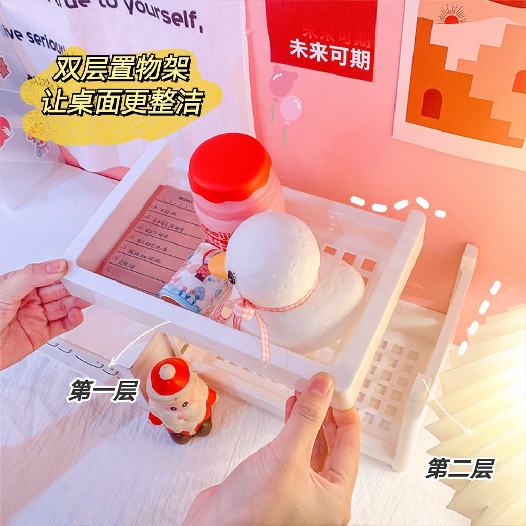 Giá Kệ Đựng Đồ Decor Trang Trí Phòng Bằng Nhựa Cao Cấp
