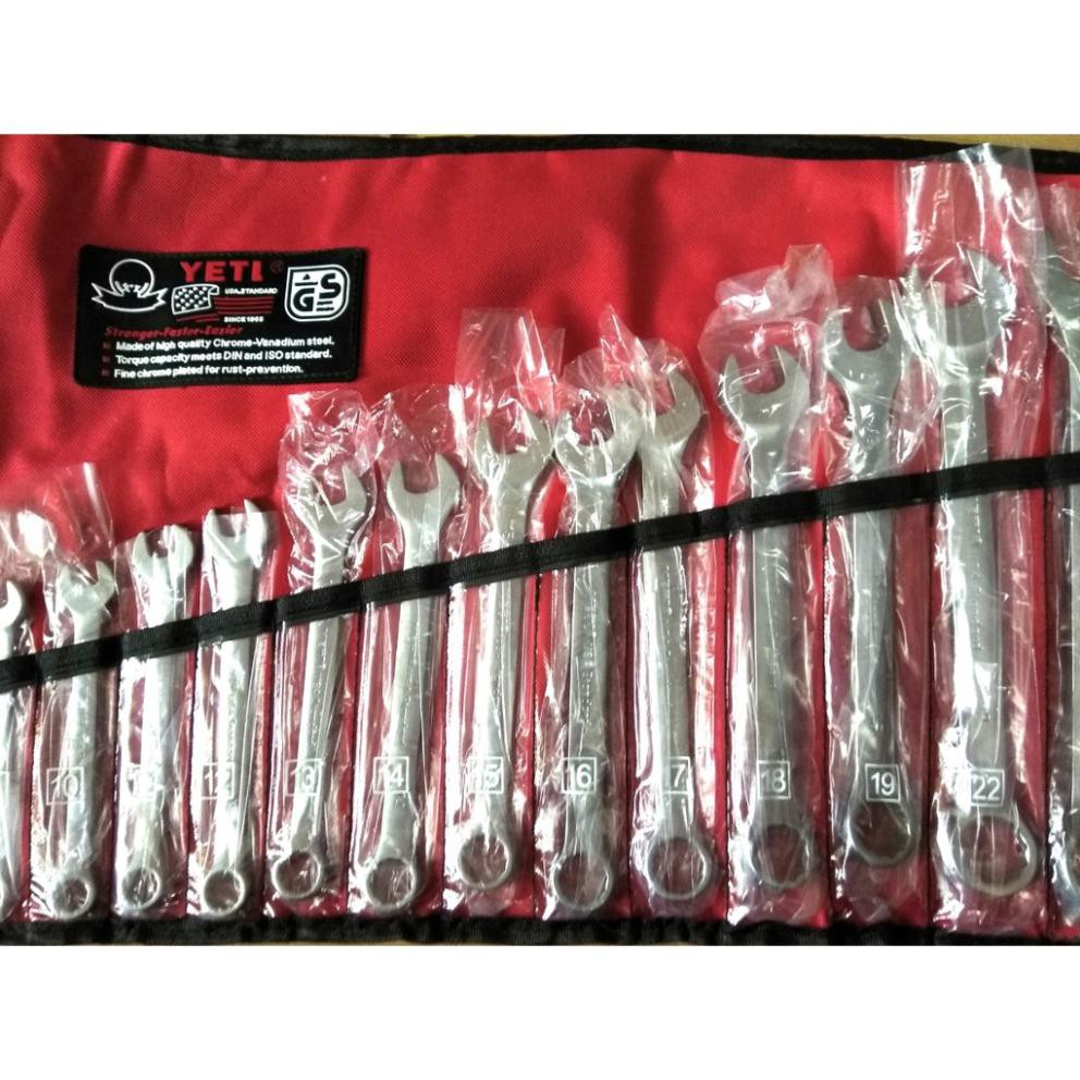 Bộ cờ lê vòng miệng Yeti  8-24mm