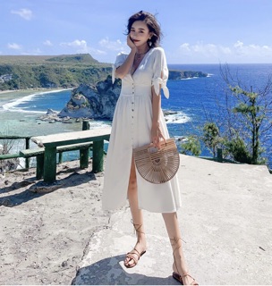 Đầm Linen Trắng