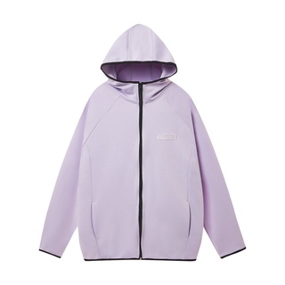 HOODIE JACKET ZIP BASIC MAUVE