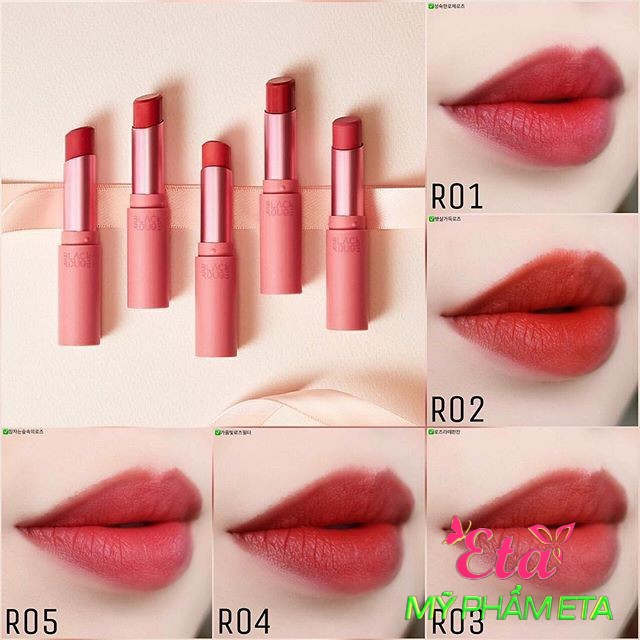 Son thỏi Black ROUGE ROSE Velvet Lipstick siêu lì mịn môi màu thời thượng | BigBuy360 - bigbuy360.vn