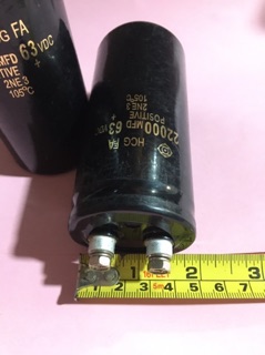 Tụ 1 chiều 22000MFD-63VDC(chân cọc)