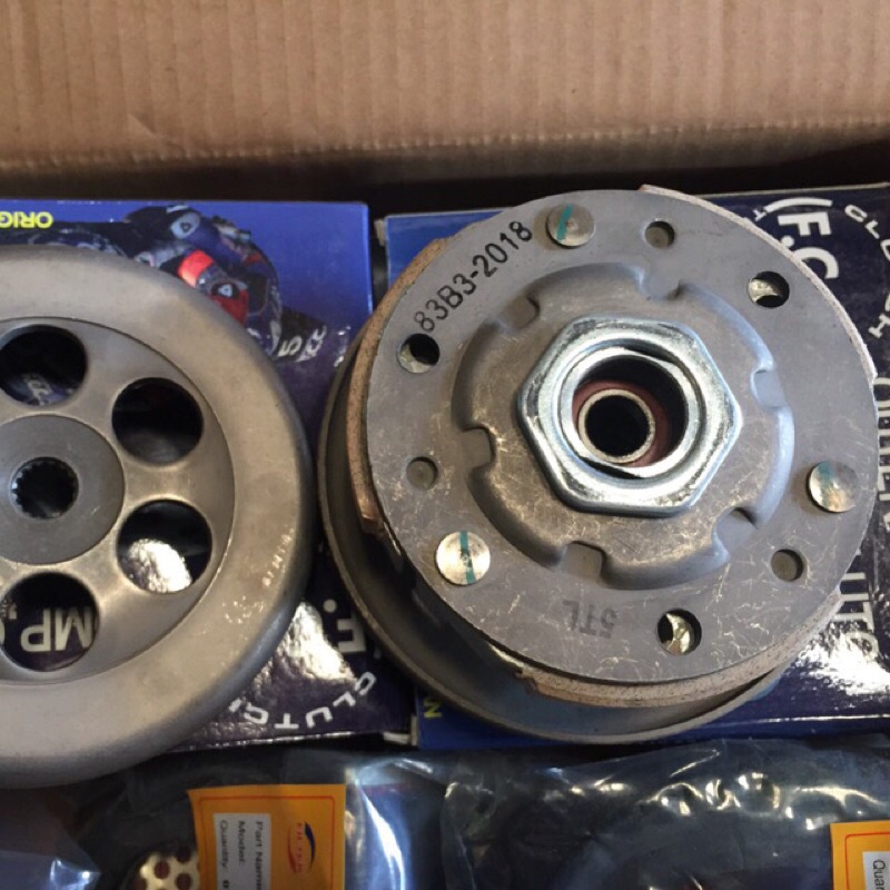 Bộ nồi sau Yamaha Nouvo 3 , Mio - puly côn sau nouvo , chuông nouvo mio