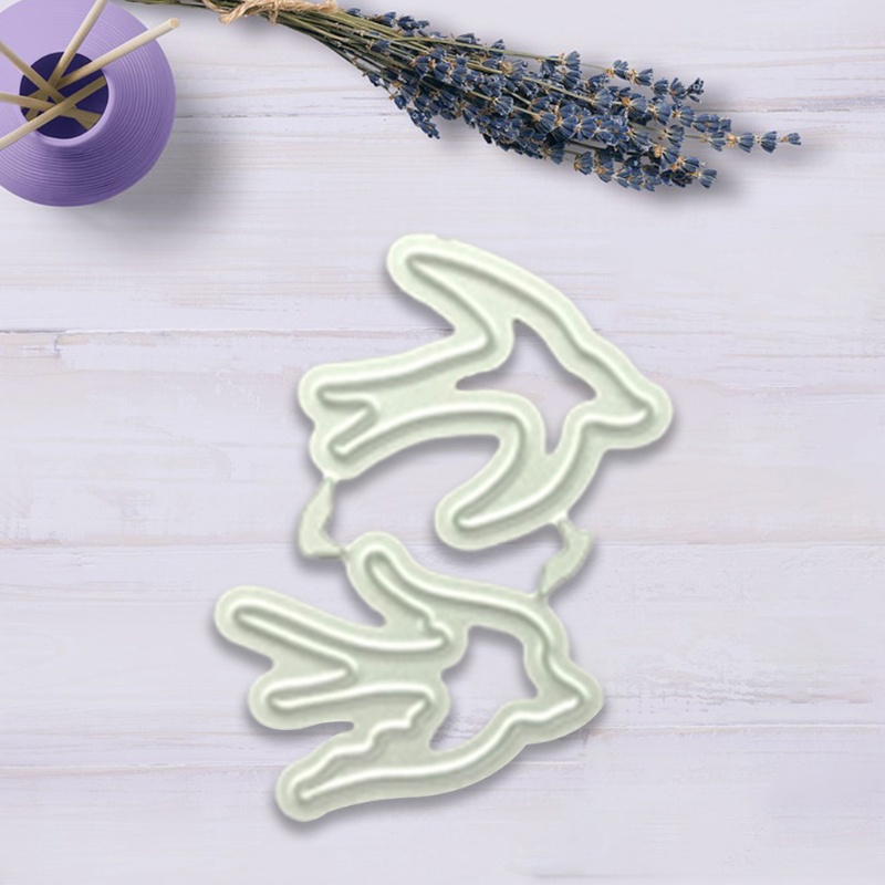 Khuôn Cắt Thẻ Trang Trí album Thủ Công Bằng Kim Loại Hình Chim Én