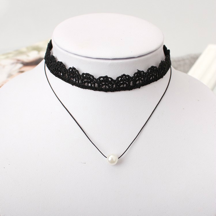 Chocker ren phong cách Hàn mẫu mới - DC73 giá siêu rẻ