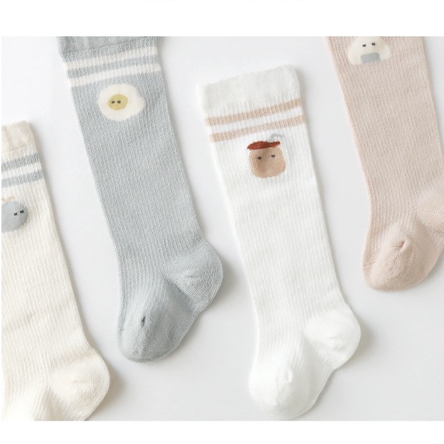 Tất/vớ lưới cổ cao chống muỗi hình thú phong cách hoạt hình unisex cho bé trai và gái chính hãng Nemo Baby
