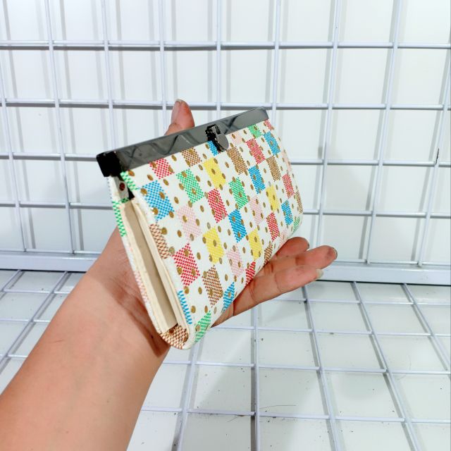 Ví đi tiệc da pu secondhand  220306