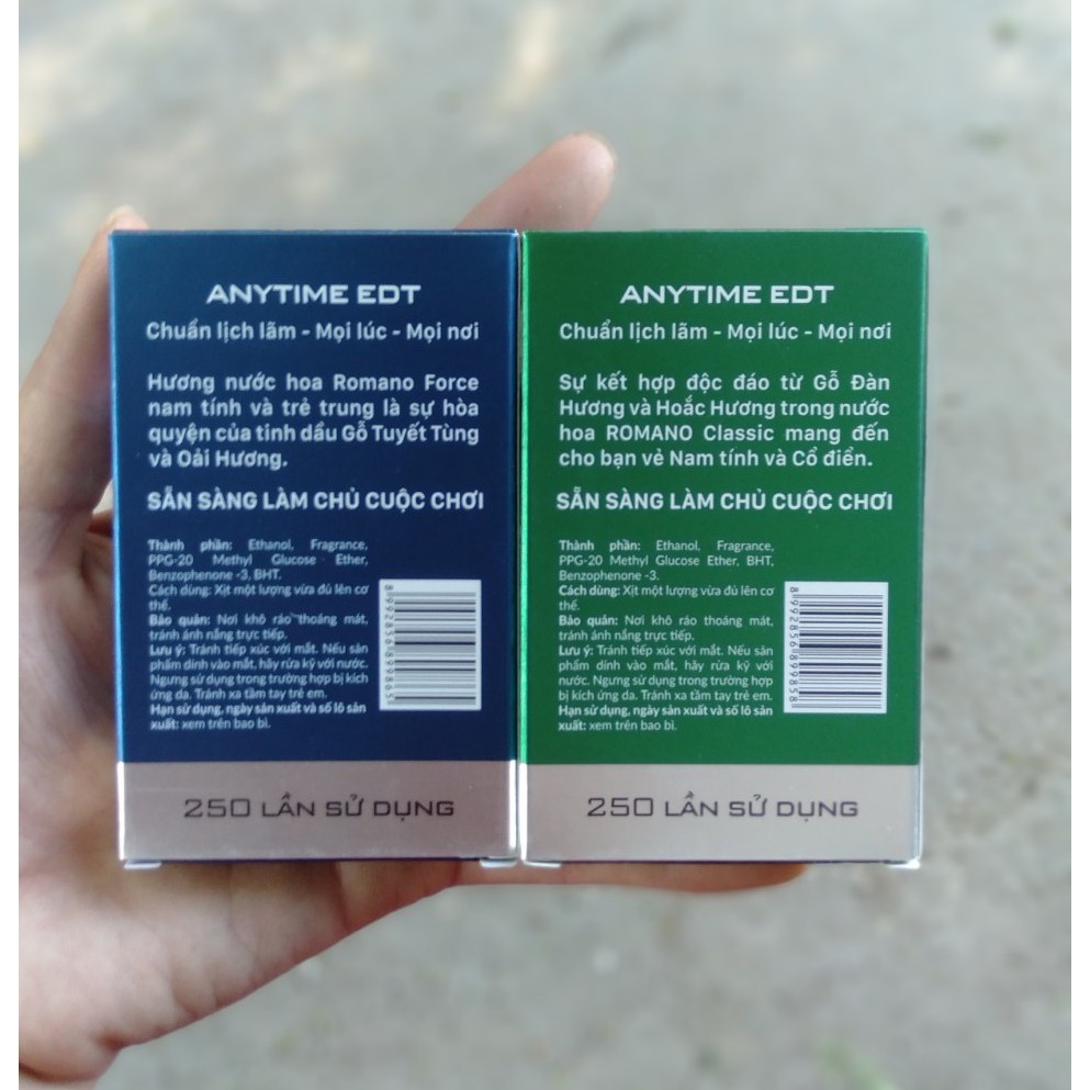 Nước hoa Cao Cấp bỏ túi Romano 18ml xịt tới 250 lần | BigBuy360 - bigbuy360.vn