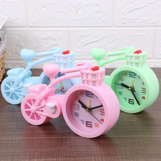 Đồng hồ báo thức để bàn hình xe đạp siêu cute