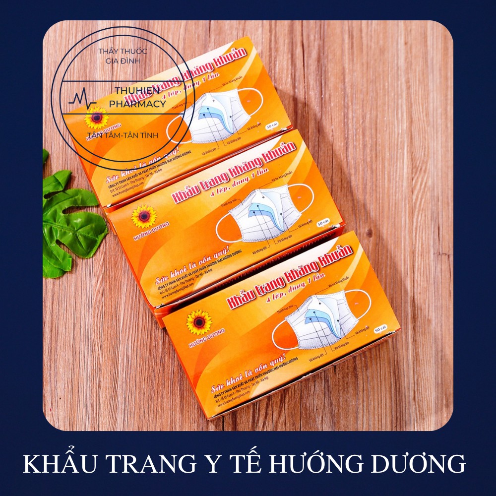 ✅Khẩu trang y tế Hướng Dương (Hộp 50c)