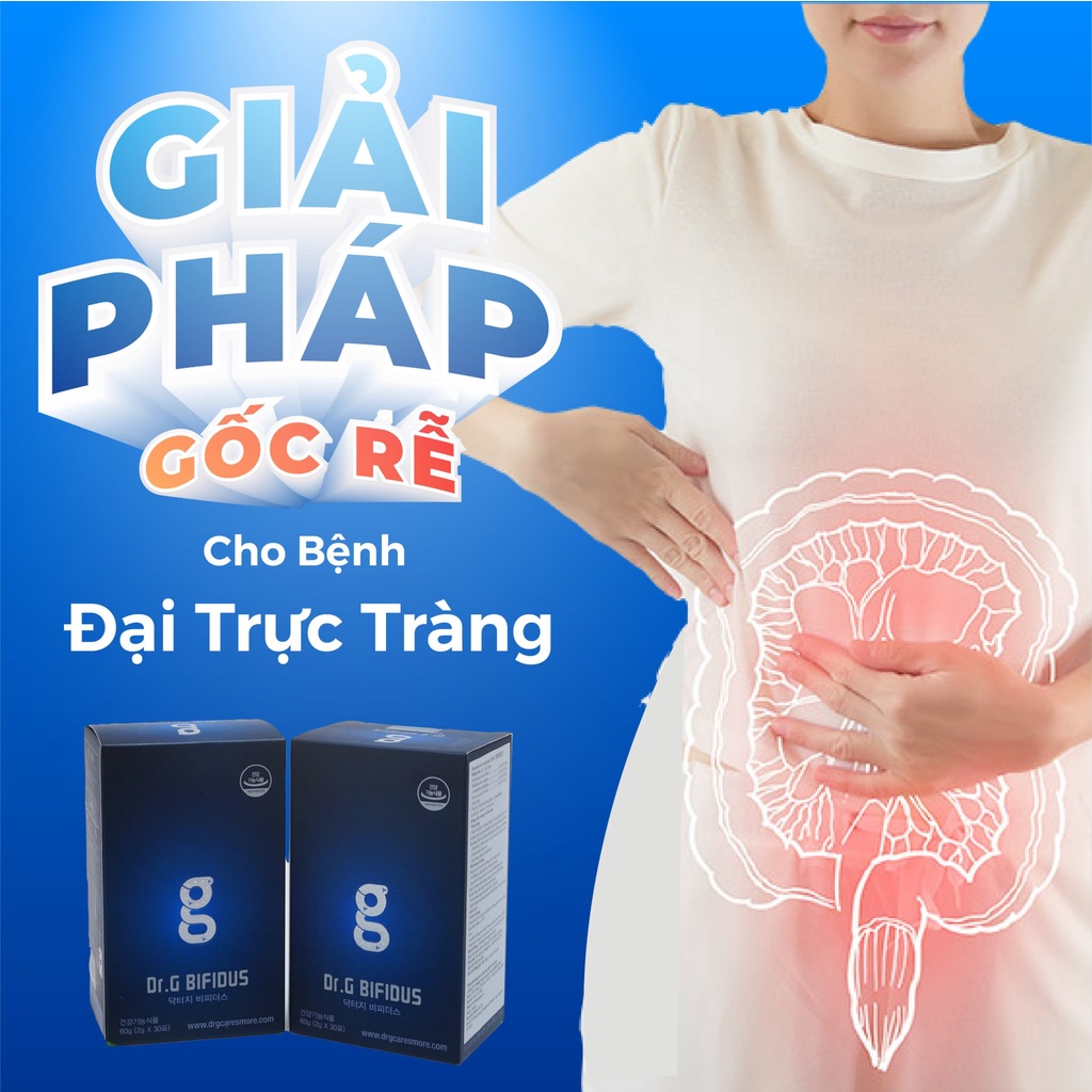 Men Vi Sinh Hàn Quốc Dr.G BIFIDUS Giúp Bổ Sung Lợi Khuẩn, Giảm Các Triệu Chứng Đường Ruột - Hộp 10 gói x2g