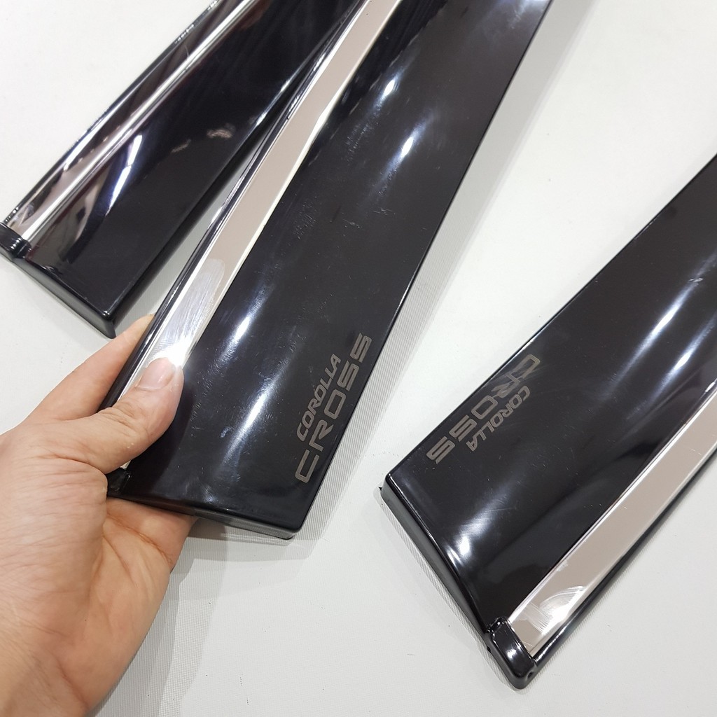 Vè mưa chỉ mạ Cross 2020 - 2021 Chỉ mạ inox Hàng cao cấp  ( chỉ viền inox )