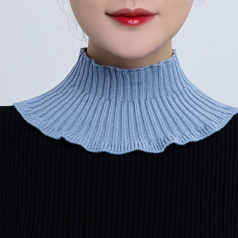 Cổ Áo Sweater Giả Có Thể Tháo Rời Thời Trang Cho Nữ