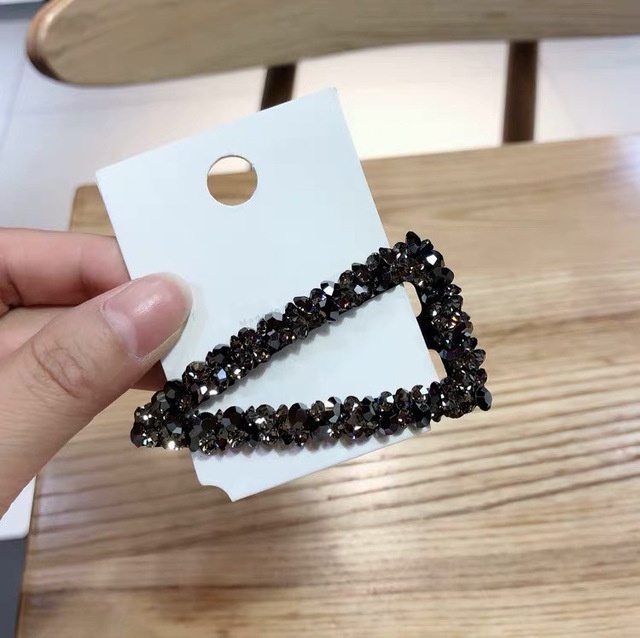 Kẹp tóc đính đá lấp lánh xinh xắn cho nữ