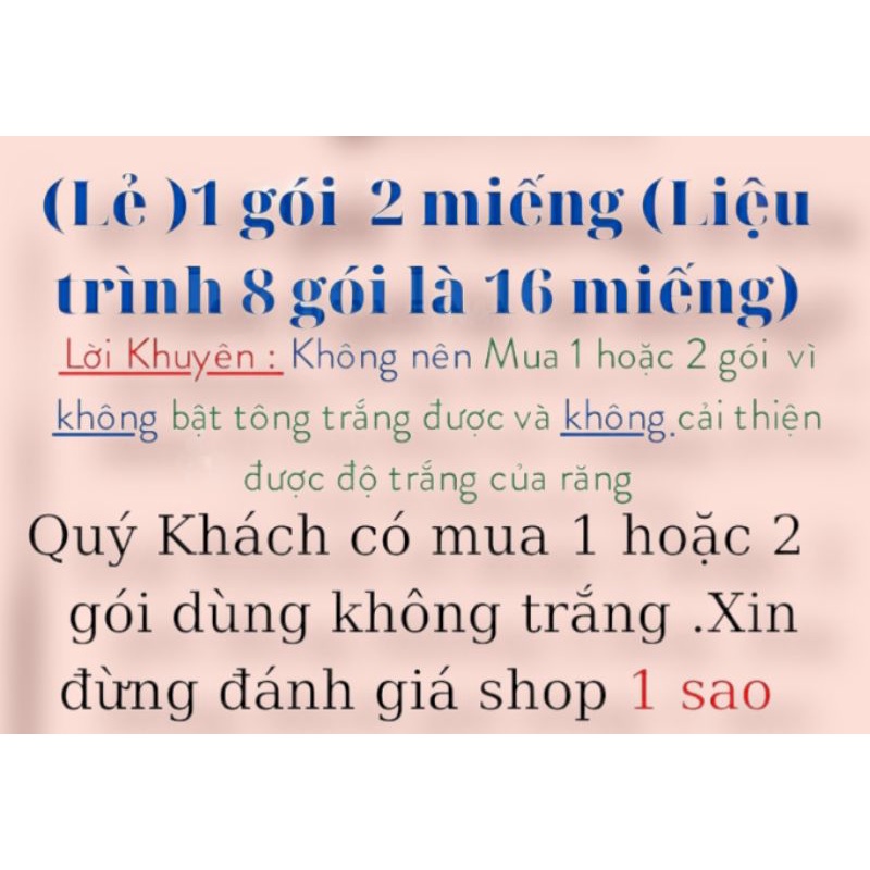 [Auth_kèm bill] Miếng dán trắng răng Supreme + flexfit+ 1 Hour + than hoạt tính