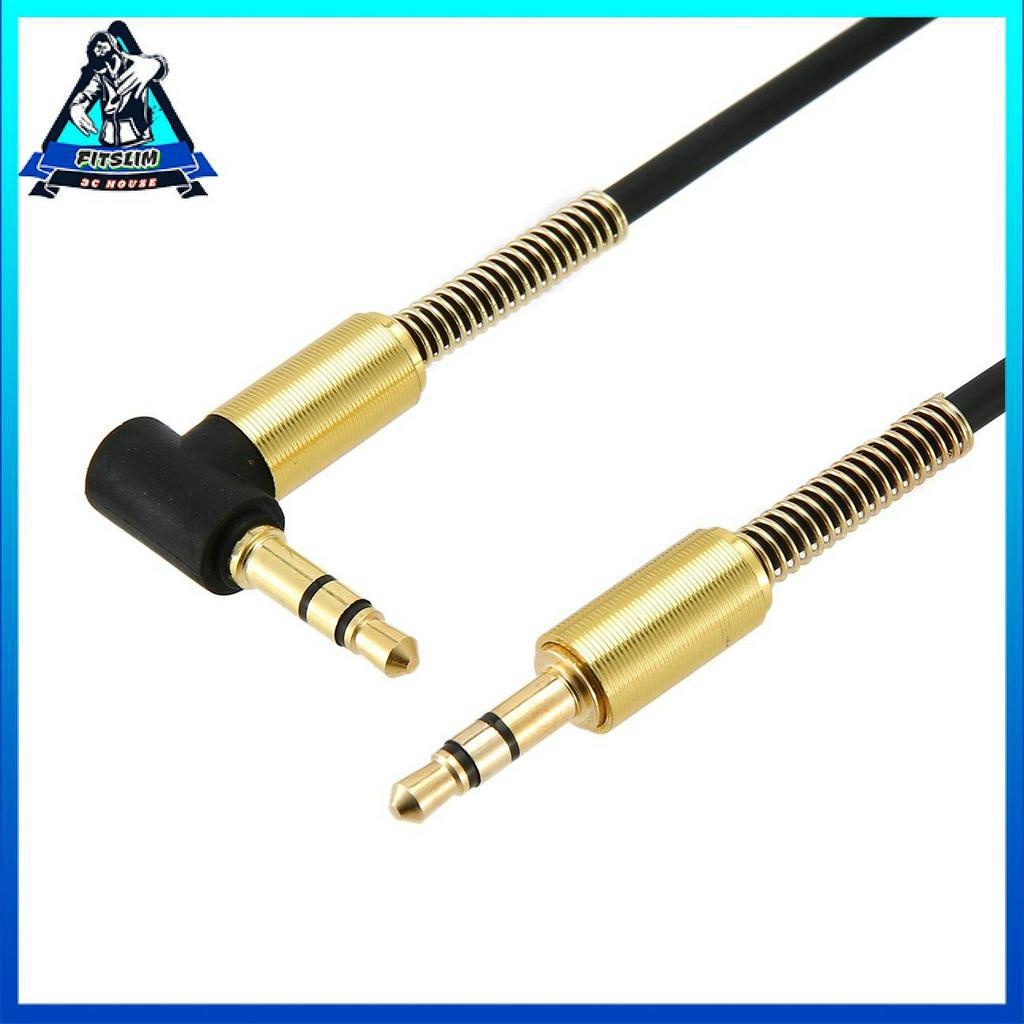 Jack Cáp âm thanh stereo Nam sang Nam Góc 90 độ Phải Aux Dây cáp