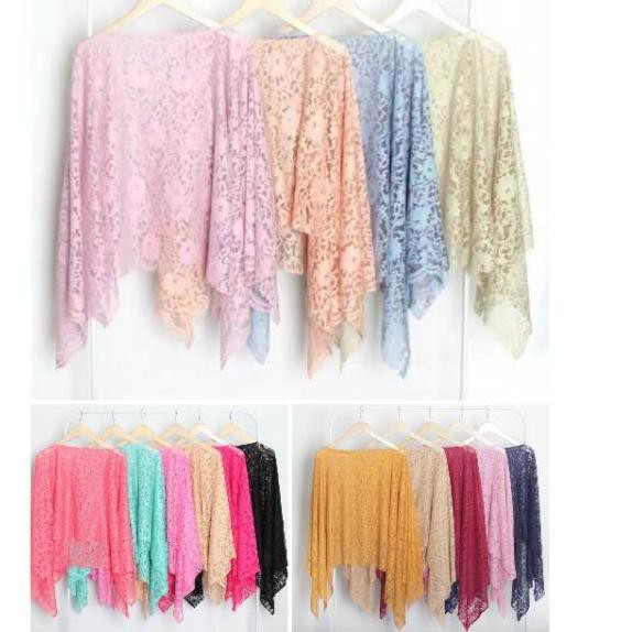 Tqv AC CAPE BRUKAT ZAHRA / Áo Choàng BRUKAT Ren!! | BigBuy360 - bigbuy360.vn